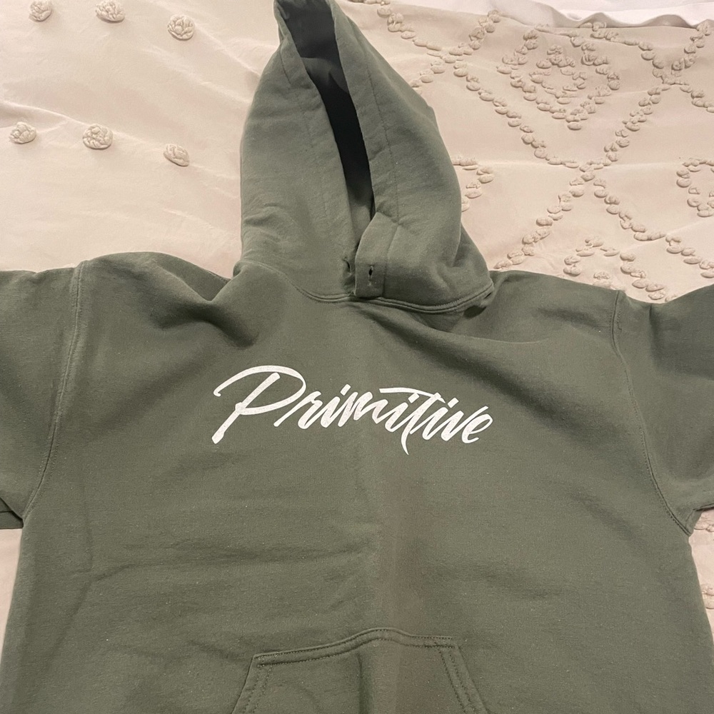 Green primitive hoodie